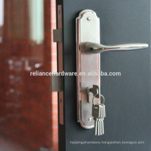 2105 high quality stainless steel material entry door locks with plate